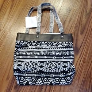 Thirty One Rio Weave Reversible Tote